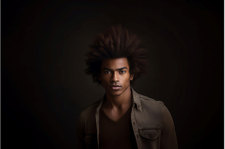 African young man. Generate Ai, a Person Photo by Ylivdesign