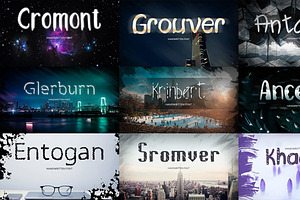 250 Professional Font Bundle
