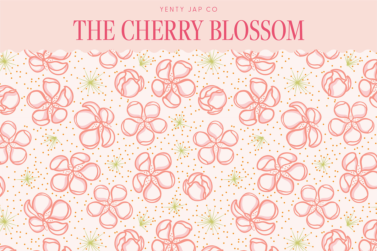 The Cherry Blossom, a Pattern Graphic by YENTY JAP CO (Photo 1 of 5)