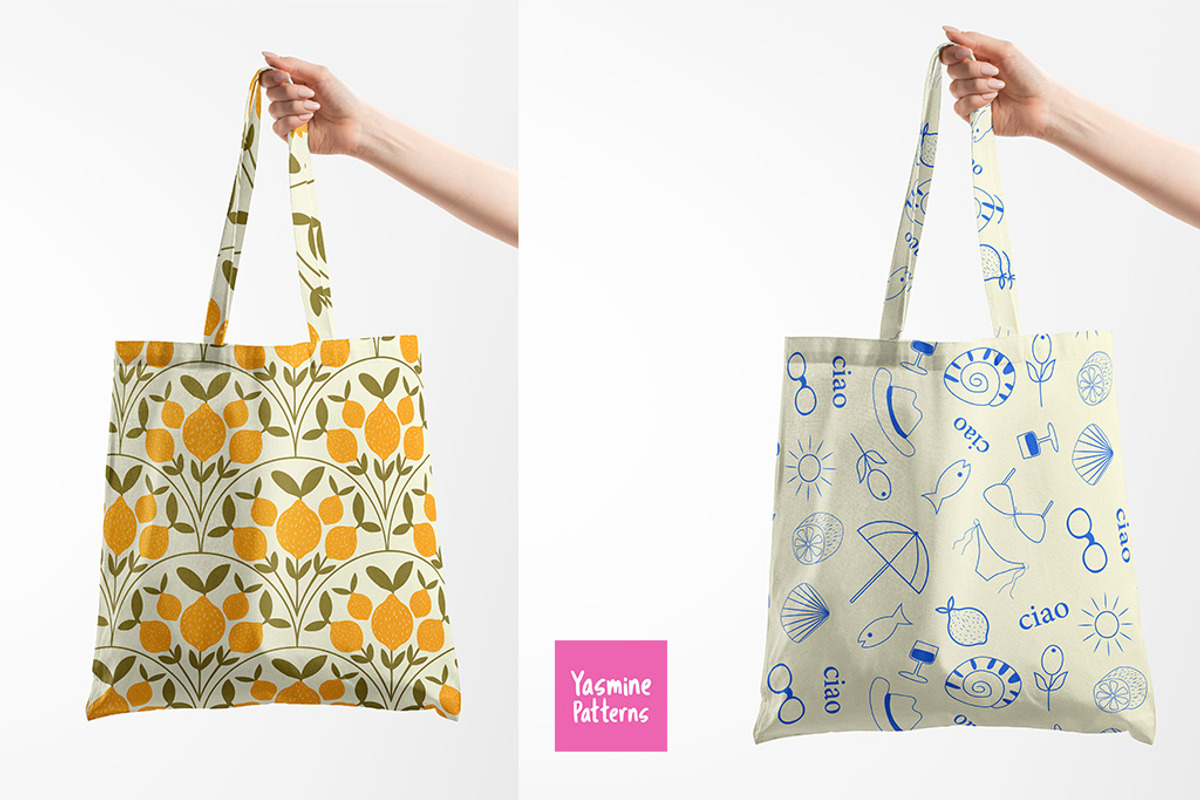 Italian Summer Patterns Collection, a Pattern Graphic by Yasmine Patterns (Photo 7 of 10)
