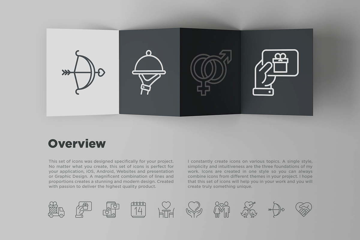 Valentine’s Day Pixel Perfect Icons, an Outline Icon by Alex Blogoodf (Photo 2 of 10)