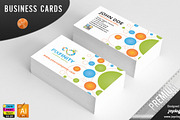 Pixel Dots Infinity Business Cards, a Business Card Template by joyologo (Thumbnail 1 of 2)