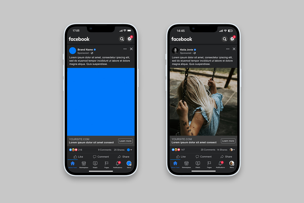 Facebook Template Mockup 2024, a Social Media Template by Dilshod Sobirov (Photo 5 of 9)