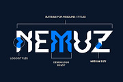 Nemuz – Editoral Bold Logo Font, a Sans Serif Font by WhymoreArt (Thumbnail 9 of 11)