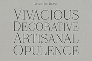 Verre De Blanc - An Elegant Serif, a Font by Evoke Type Studio (Thumbnail 2 of 14)