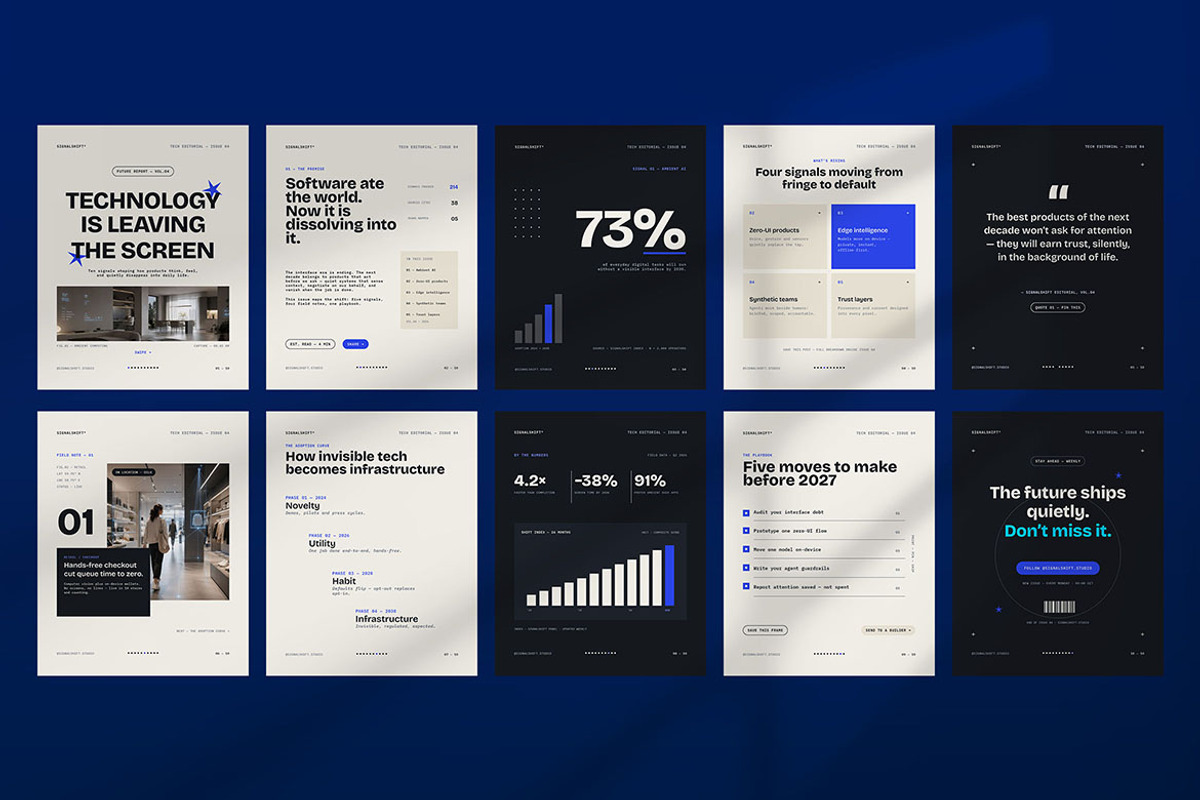 Future Tech Instagram Post, a Social Media Template by Pitchlook.Studio (Photo 2 of 3)