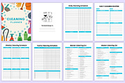 Cleaning Planner Canva Template, a Stationery Template by Mustafiz (Thumbnail 2 of 5)