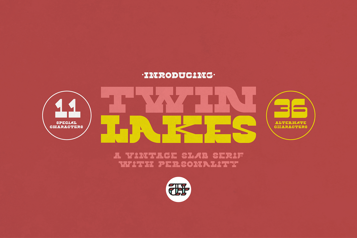 Twin Lakes Display Font, a Font by Holt510 (Photo 1 of 11)