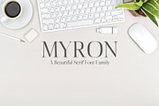 Myron Serif Fonts Family Pack, a Serif Font by Creativetacos (Thumbnail 1 of 5)