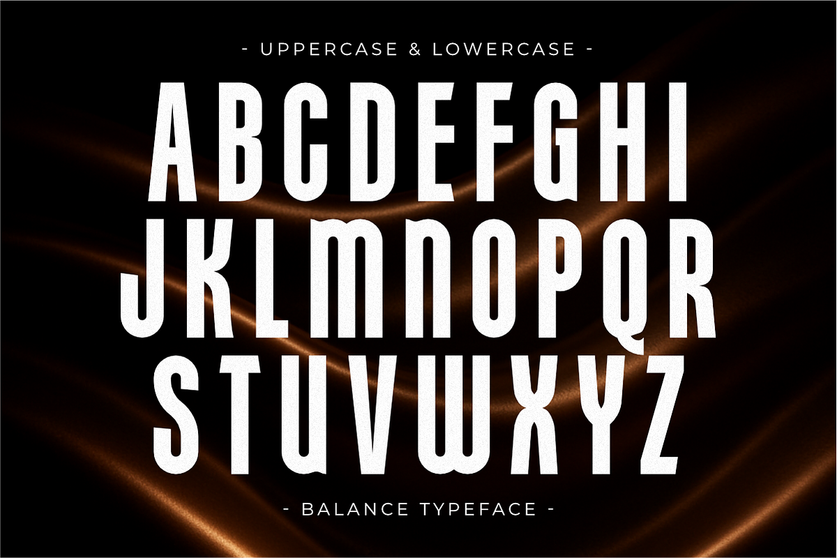 Balance - Condensed Sans Serif Font, a Sans Serif Font by Pian45 Studio (Photo 6 of 8)