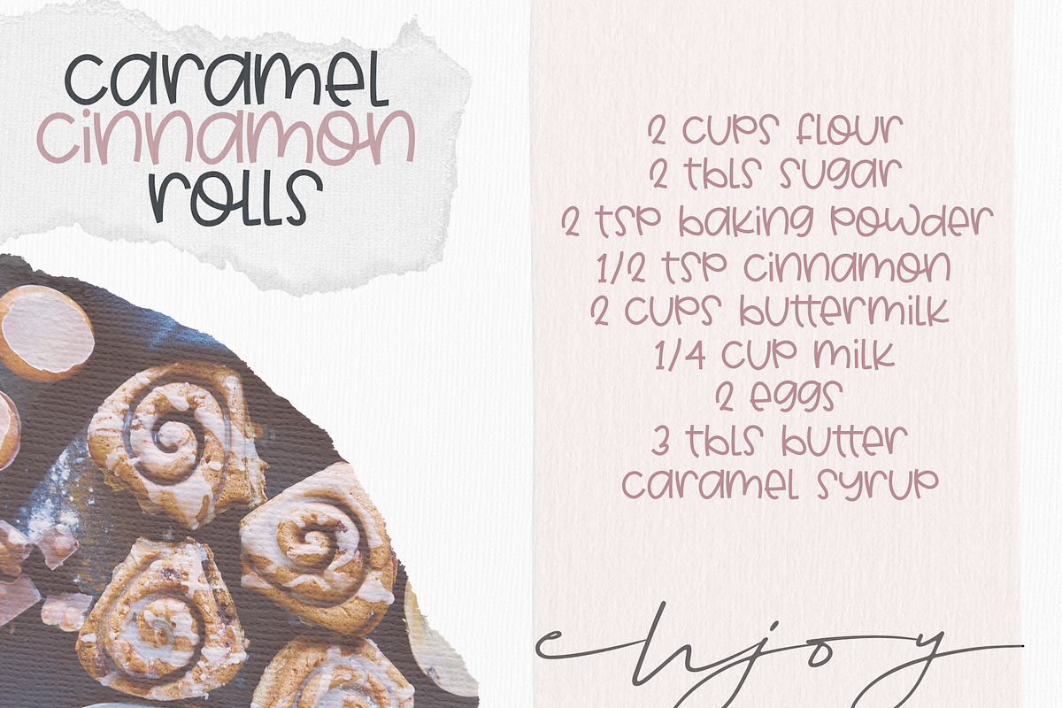 Cinnamon | A Quirky Handwritten Font preview 4