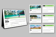 Modern Desk Calendar 2026 for Office, a Stationery Template by ContestDesign (Thumbnail 1 of 4)