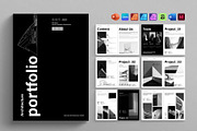 Architecture Portfolio Template, a Brochure Template by DesignCrest (Thumbnail 1 of 13)