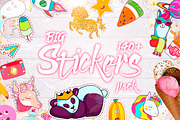BIG Stickers pack!, an Animal Illustration by Gluiki (Thumbnail 1 of 10)
