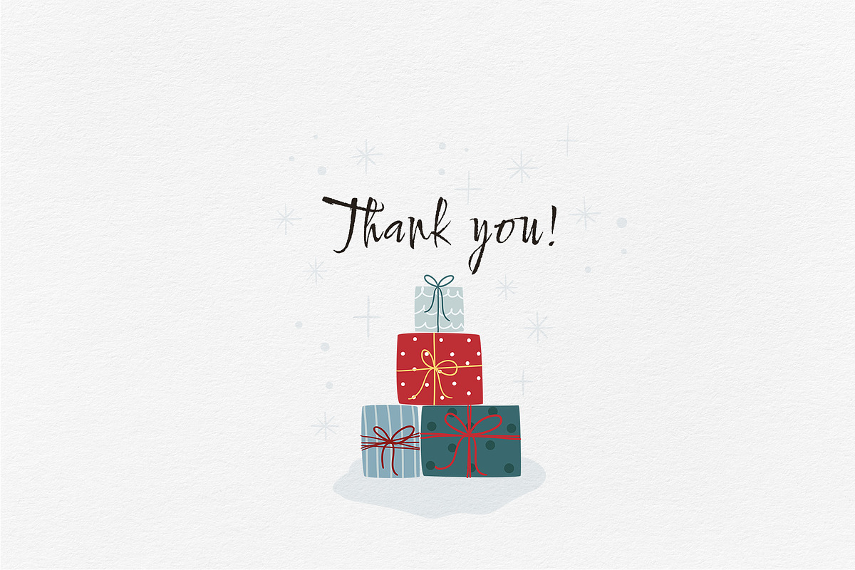 Christmas Houses Vector Clipart, a Seasonal Illustration by Jenny Quince (Photo 9 of 9)