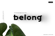 Belong Logo and Heading Font Family, a Sans Serif Font by Ryul Davidson (Thumbnail 1 of 16)