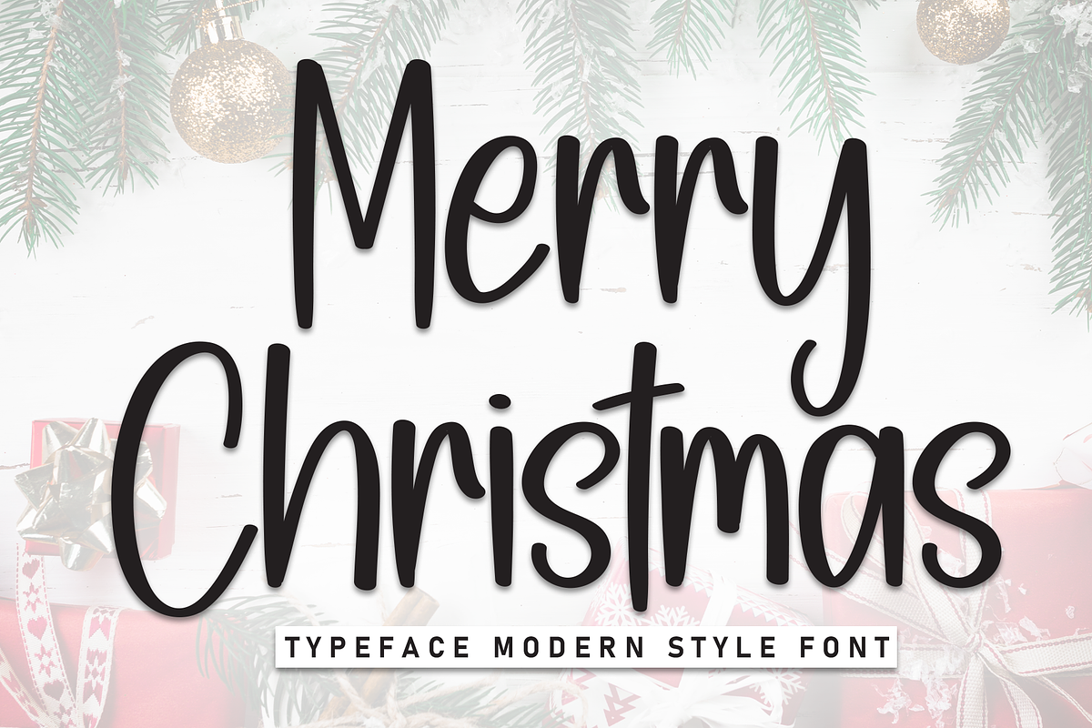 Merry Christmas | Script Font, a Script Font by Scratchones (Photo 1 of 8)