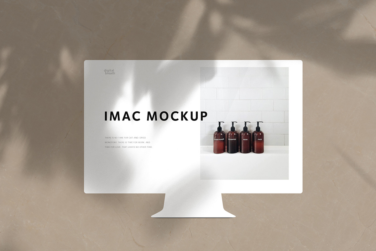 Imac mockups - scene creator, a Product Mockup by Digital Breath templates (Photo 4 of 6)