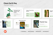 Clean Earth Day Presentation PPT, a Presentation Template by Antstheme (Thumbnail 1 of 2)