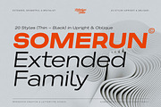 Somerun Extended Sans Family, a Sans Serif Font by Lettertype Studio (Thumbnail 1 of 15)