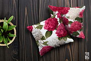 Pink & White Hydrangea Flower Papers, a Pattern Graphic by Creative Store (Thumbnail 5 of 5)