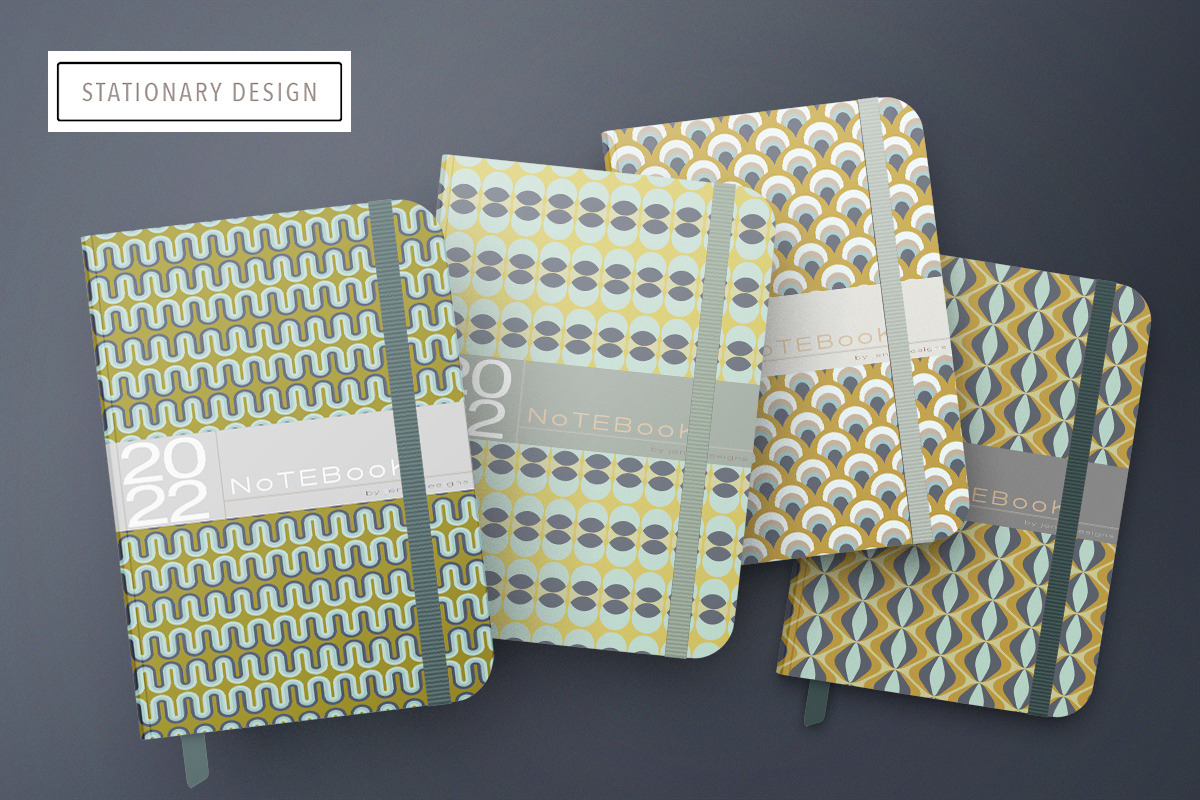 Retro Vibes Vector Patterns, a Pattern Graphic by Jennadesigns (Photo 9 of 13)