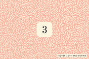 Minimalist Botanical Pattern Bundle, a Pattern Graphic by Adrienne Morris (Thumbnail 5 of 14)