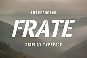 Frate Typeface, a Sans Serif Font by Dave Ansett (Thumbnail 1 of 8)
