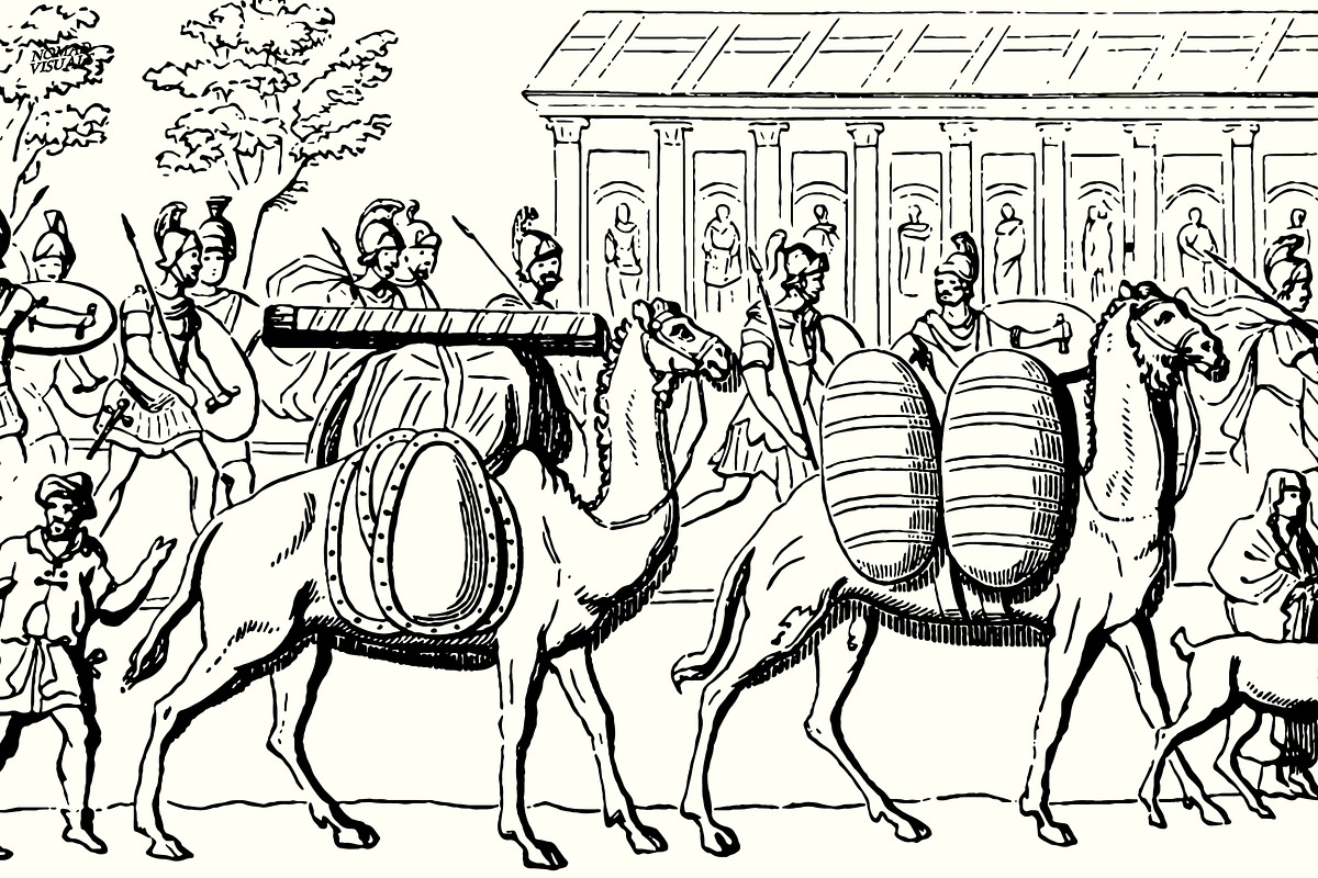 Ancient Rome Illustrated - Part One, an Illustration by Nomad Visuals (Photo 10 of 13)