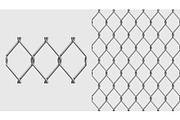 metallic fense seamless pattern, an Object Illustration by IfH (Thumbnail 1 of 2)