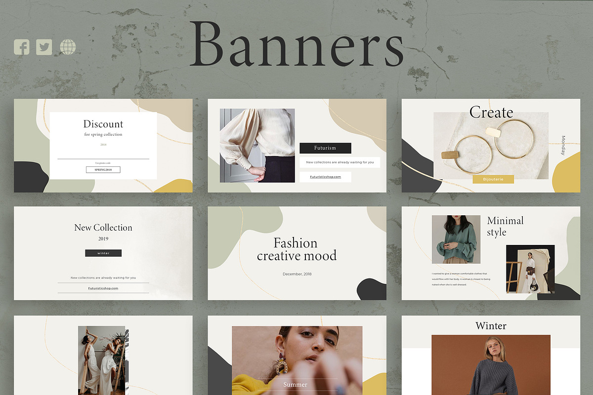 Nalu - Social Media pack, a Social Media Template by Simple có (Photo 5 of 8)