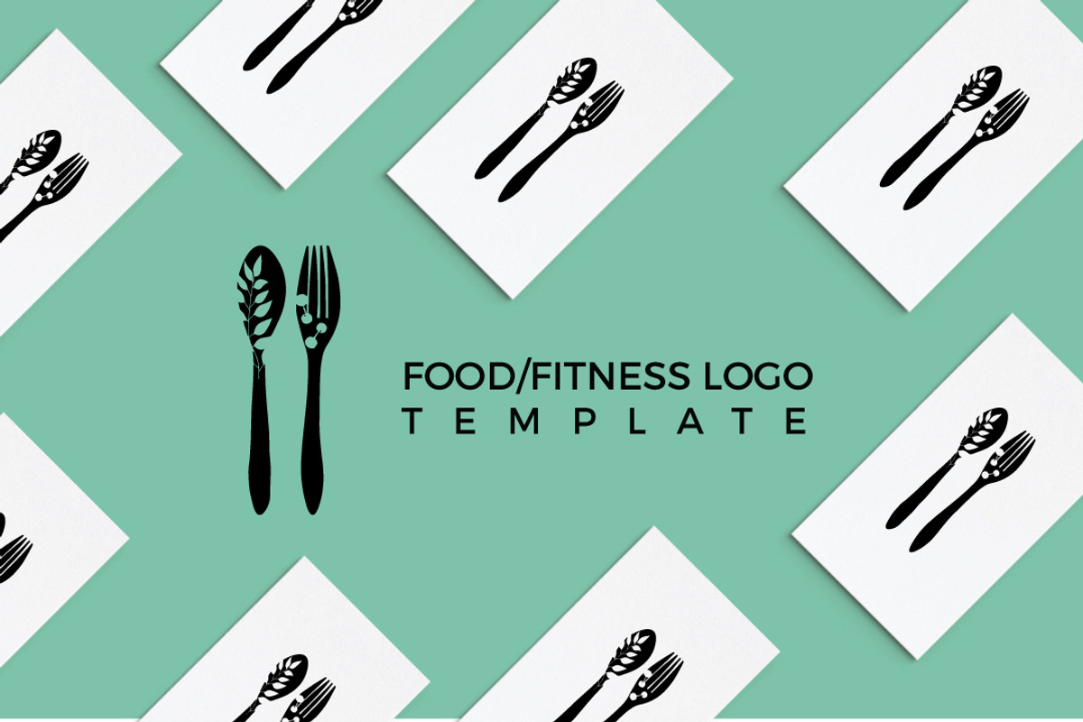 Food & Fitness Logo, an Icon by The Higgins Creative (Photo 1 of 3)