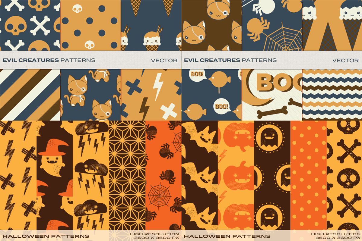 Halloween Bundle, an Animal Illustration by LuOtero (Photo 3 of 9)
