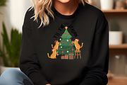 Retro Christmas Kids PNG, an Illustration by Craft Nest (Thumbnail 3 of 6)