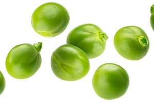 Green peas isolated, a Food & Drink Photo by Max Lashcheuski