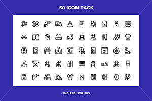 Marathon icons, an Outline Icon by Wencory