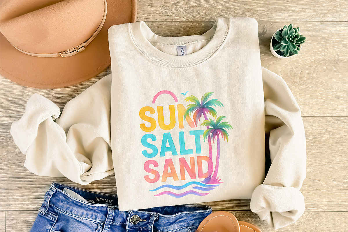 Retro Summer Sun Sublimation, an Illustration by SharpMarketplace (Photo 8 of 9)