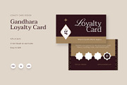 Gandhara Sanctuary - Loyalty Card, a Print Template by Fannan Studio (Thumbnail 1 of 3)