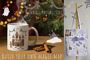 Spooky Christmas Map Creator, a Decorative Illustration by CpSnowy (Thumbnail 2 of 11)