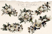 Winter Wonderland Floral Bouquets, an Illustration by Eclectic Anthology (Thumbnail 5 of 10)