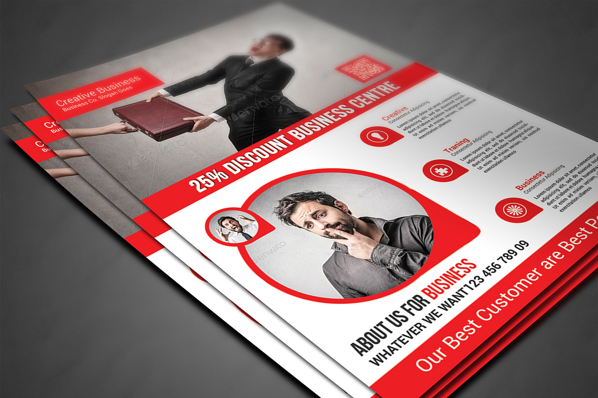 Business Planner Flyer Print Templat, a Flyer Template by AfzaalGraphics (Photo 3 of 4)