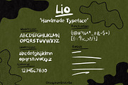 Lio Handwritten Font and Pattern, a Font by Easybandits (Thumbnail 2 of 6)