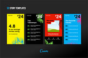 2024 Wrapped Story Templates (Canva), a Social Media Template by Anchor ‹A› Digital Design (Thumbnail 4 of 6)