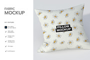 Fabric Cushion Pillow Mockup, a Merchandise Mockup by graphypix (Thumbnail 2 of 4)