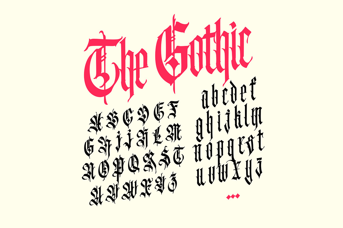 Gothic vector letters - 031, an Object Graphic by GeekClick (Photo 15 of 17)