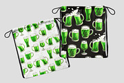 Green Beer. Patterns, a Pattern Graphic by Yulia Ogneva (Thumbnail 4 of 6)