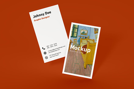 Minimal Vertical BusinessCard Mockup