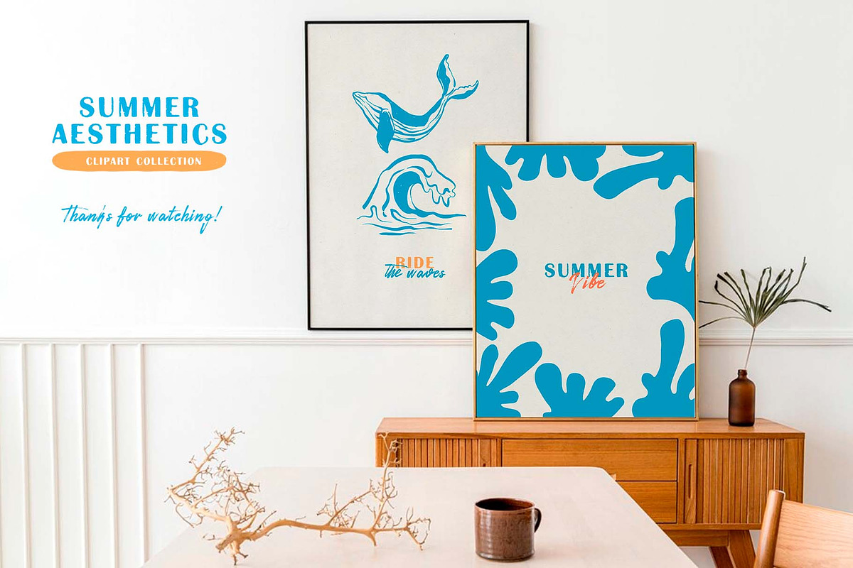 Summer aesthetics. Vector Clipart, an Object Graphic by VerAna (Photo 11 of 11)