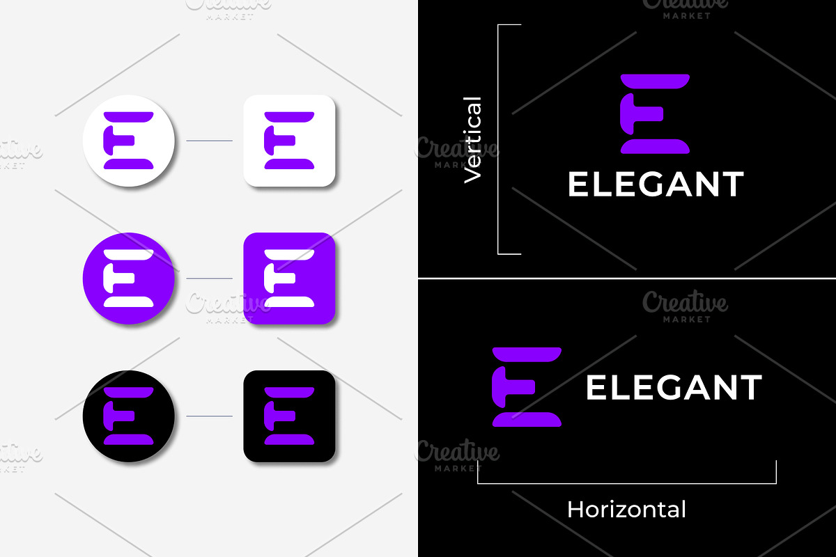 Modern E Letter Logo Design, a Branding & Logo Template by Orin Creative (Photo 6 of 6)