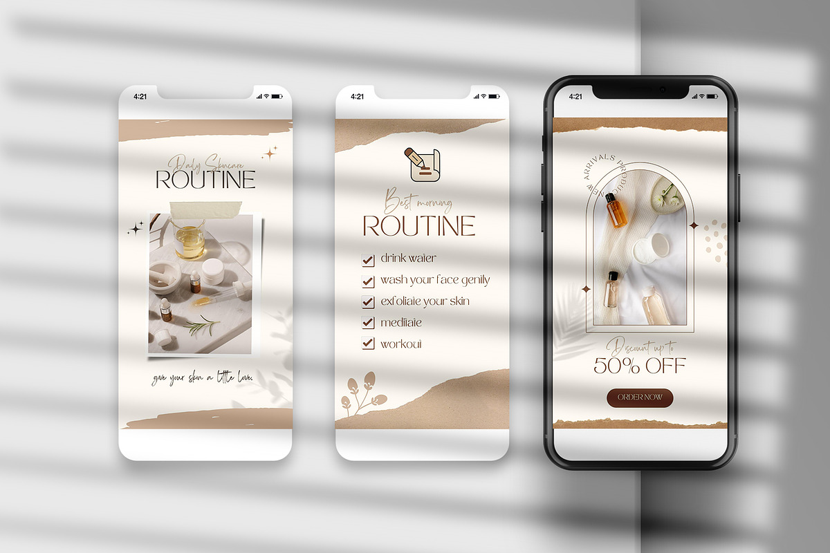 15 Instagram Stories Canva Template, a Social Media Template by Boinah Studio (Photo 6 of 7)